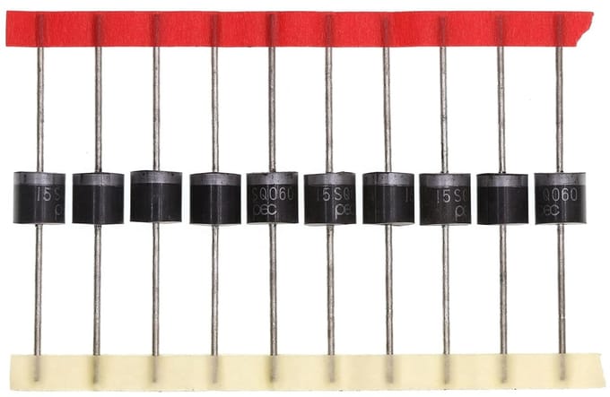 Gelijkrichter Diodes - Schottky Componenten - Elektronica Reparatie - 15 Amp 60 Volt - 20 Stuks