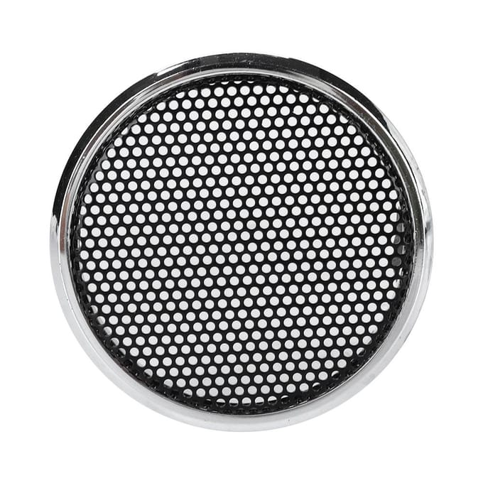 2 PCS 1 inch o Speakers Decoration Protective Grills Cover Steel mesh Case gray