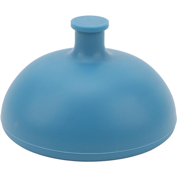 Blauwe Siliconen Palm Borst Percussie Cup Druk Trommel Massage Borst Fysieke Cup voor Het Onvermogen gray