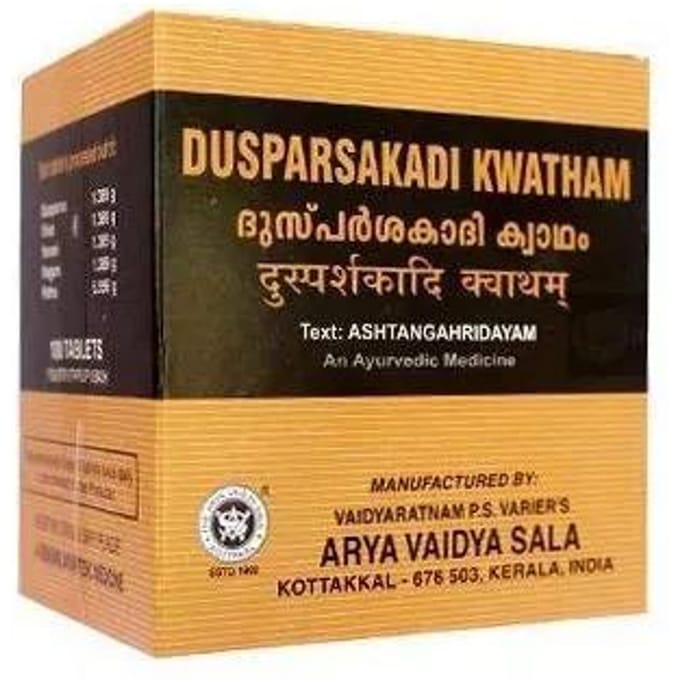 Дуспарсакади Кватхам (100 таб), Dusparsakadi Kwatham,  Kottakkal Ayurveda black