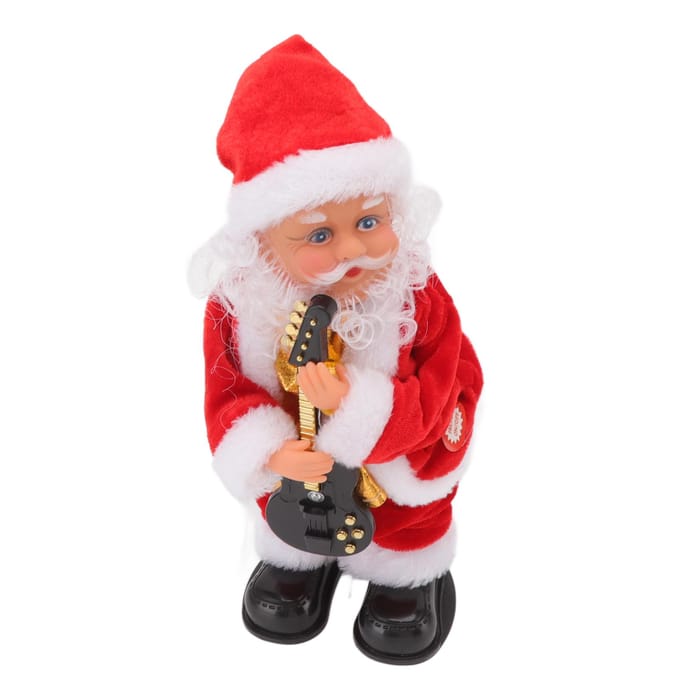 Elektrische Muzikale Dansende Kerstman Interessante Heup Schuddende Kerstman Pop white