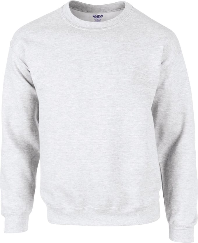 Russell - Crewneck Unisex Sweatshirt - Ash (Heather) maat M