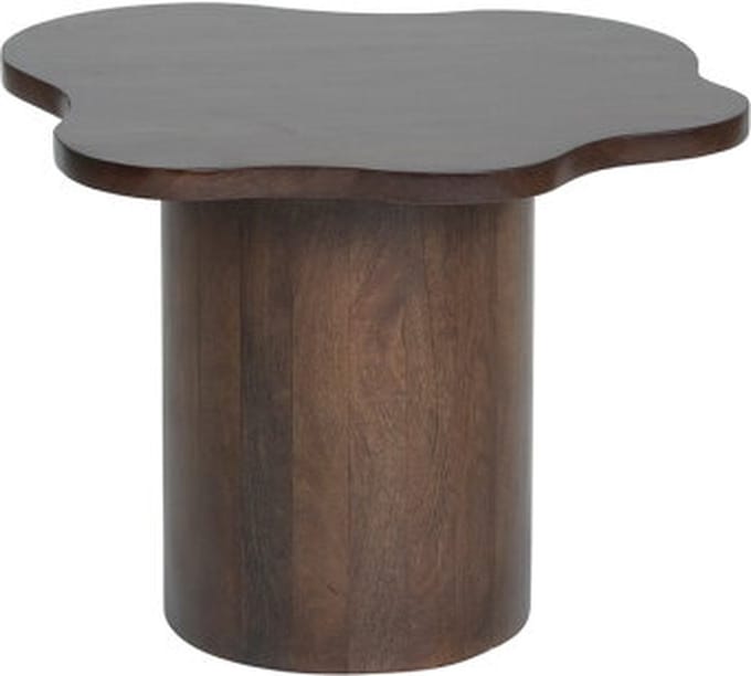 Bijzettafel Fiore 65 cm - Mix & Match Collection - Mangohout - Walnootkleur