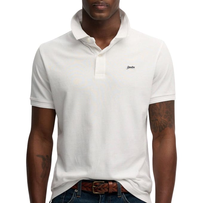 Superdry Classic Pique Polo Heren - Maat L