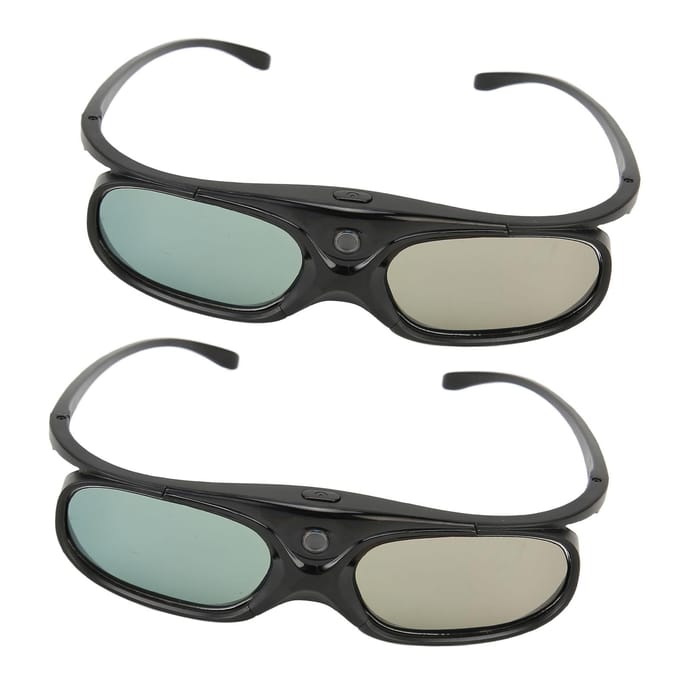 DLP Link 3D-bril Oplaadbaar 144Hz Refresh Links Rechts Oog Rotatie 3D Actieve Shutter Bril