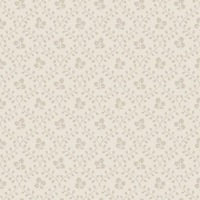 Boråstapeter Vliesbehang 5824 - Nordic Folks - Botanisch Beige - 53cm x 10.05m