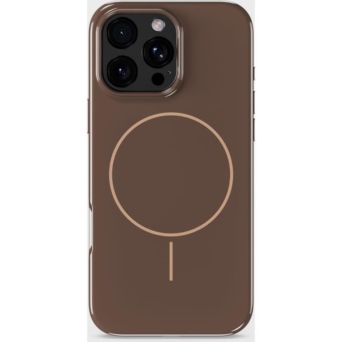 Phone Case Mono Chocolate/Beige iPhone 16 Pro Max