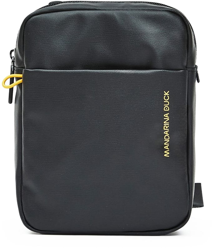 MANDARINA DUCK schoudertas Eco Coated Crossover Bag Black zwart