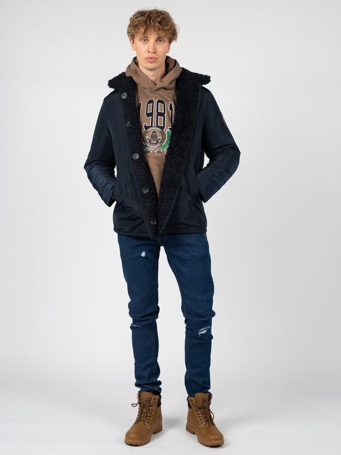 Guess jas Reversible Mannen blauw