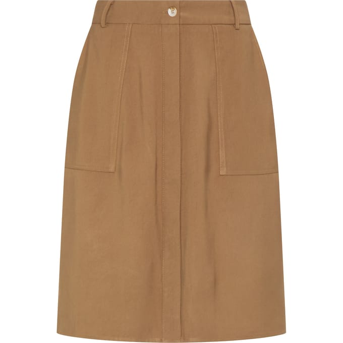 Dreimaster Casual rok Dames olijf