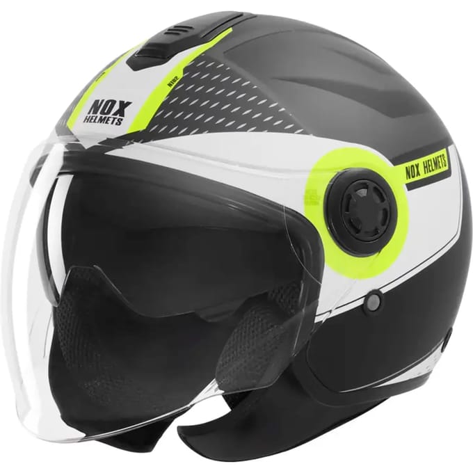 Jet motorhelm Nox Premium N182 Round