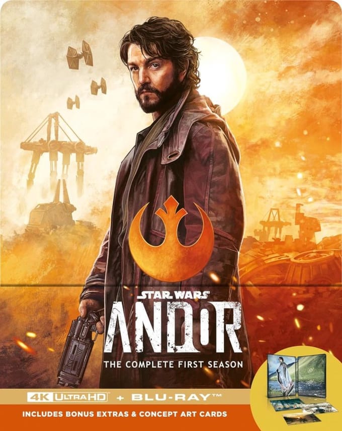 Andor Seizoen 1 - 4K UHD + blu-ray - Steelbook - Import