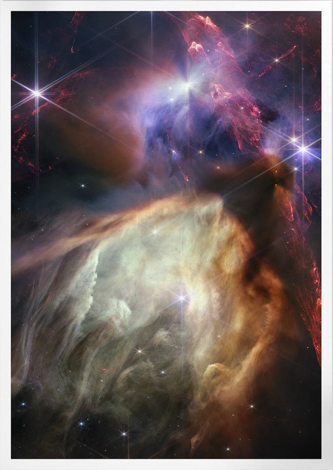 Rho Ophiuchi Cloud Complex | Space, Astronomie & Ruimtevaart Poster | B2: 50x70 cm