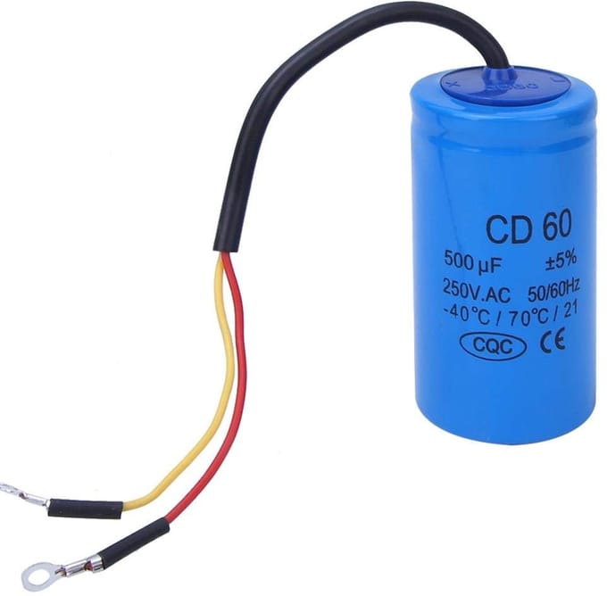 Dailygoods- Startkondensator 500µF - Motorstartkondensator - 250Vac