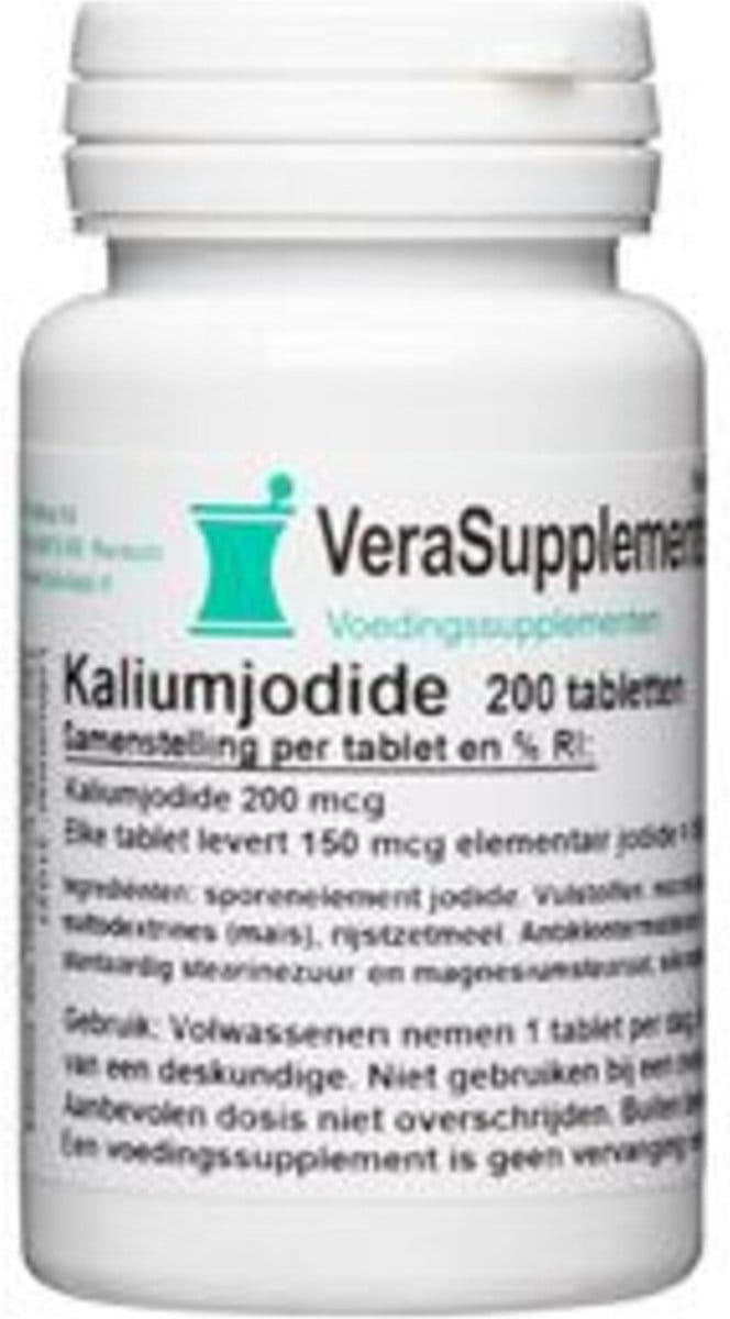 VeraSupplements Kaliumjodide - 200 tabletten