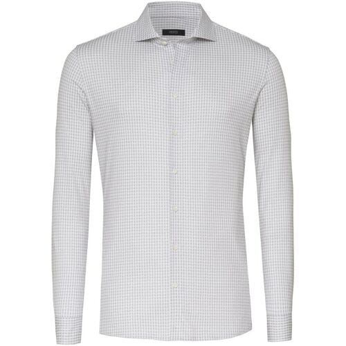 Desoto Luxury Overhemd Luxury Check Pattern Licht Bruin / male