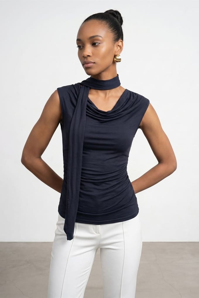 Mouwloze Coltrui Jersey Blouse