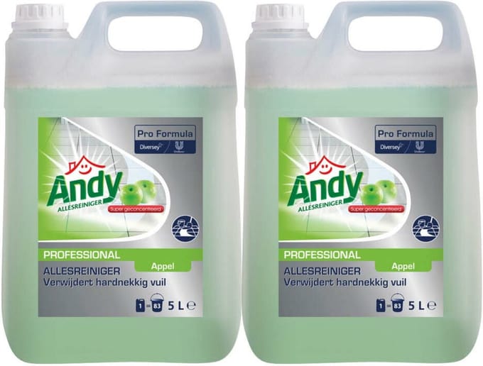 Andy Pro Formula Allesreiniger Appel 2x5  liter