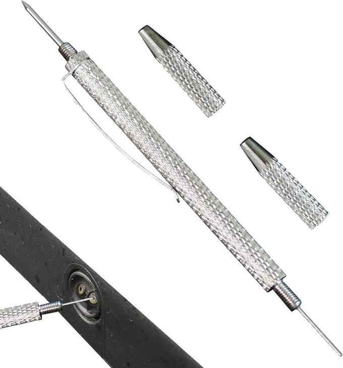 Voorruit Sproeinaald - Sproeier Gereedschap - Sproeiers Instellen - Aluminiumlegering - 10.6 cm - Grijs