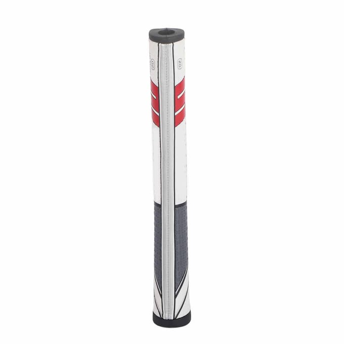 Golf Grip PU Driehoek Verbeterde Putter Grip Golfclub Grip voor Buitenvermaak White and Red 2.0 white