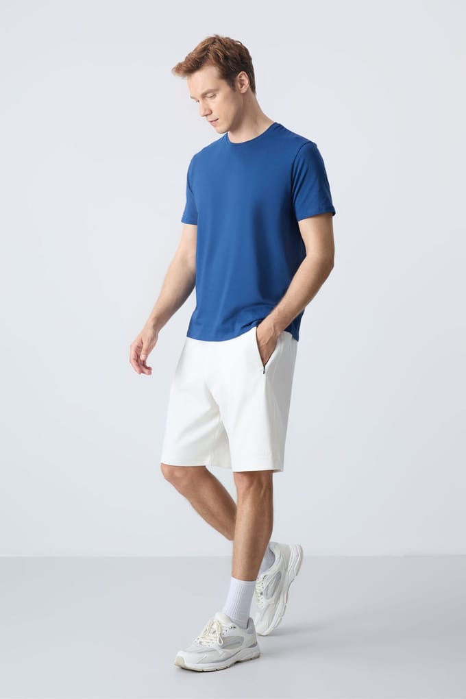 Heren Regular Fit Jersey Shorts