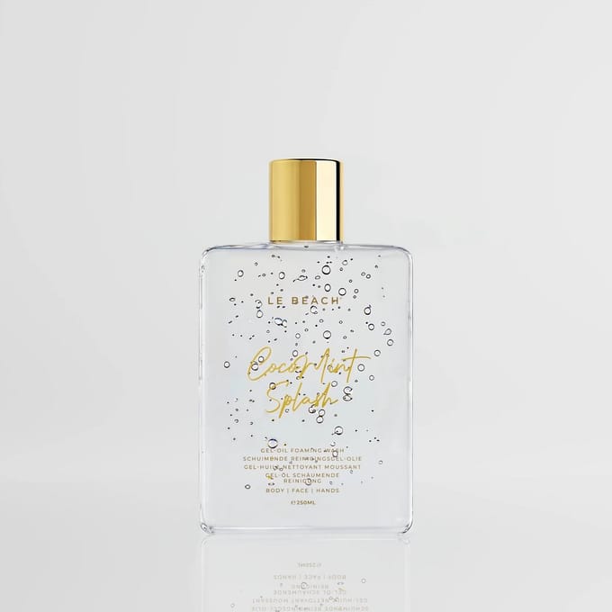 Le Beach CocoMint Splash | Body, Face & Shave gel-oil wash