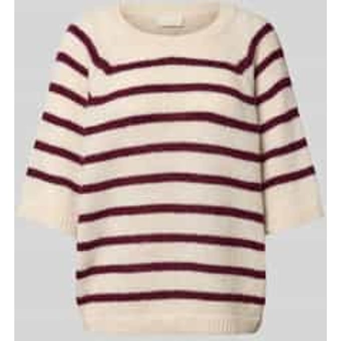 Loose fit gebreide pullover met alpacagehalte