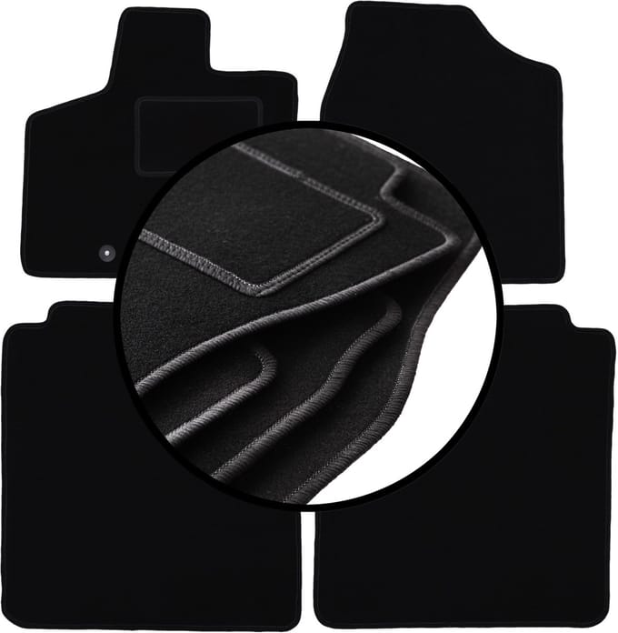 Complete set veloursmatten voor: Lancia Voyager minivan (2008-2016)