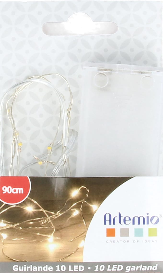 10 koperen led slinger 90 cm - Artemio