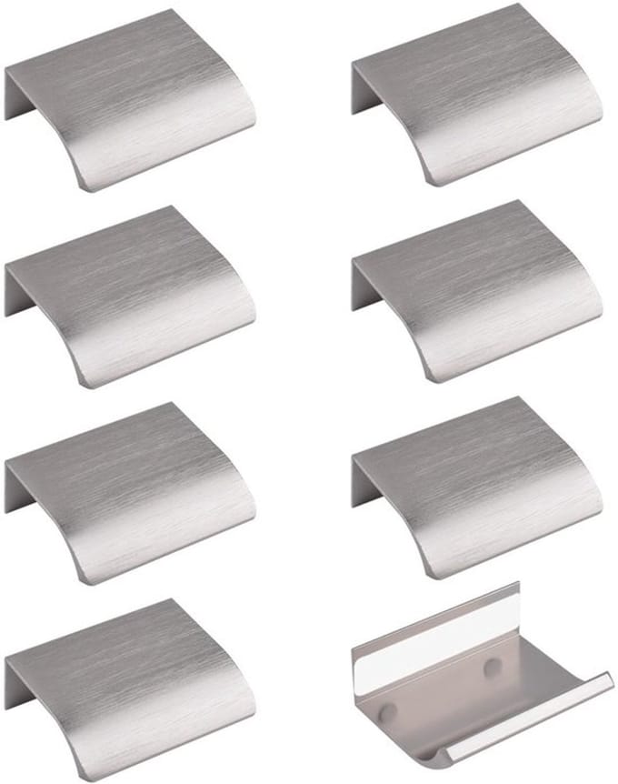 Handgreep 50 mm - Verborgen Handgreep - Aluminiumlegering - Zelfklevend - Dikker - Comfortabel ontwerp - Meubelgreep