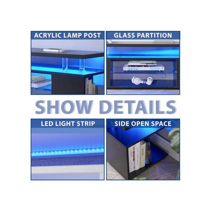Support TV pour TV LED 65 » (noir) noir