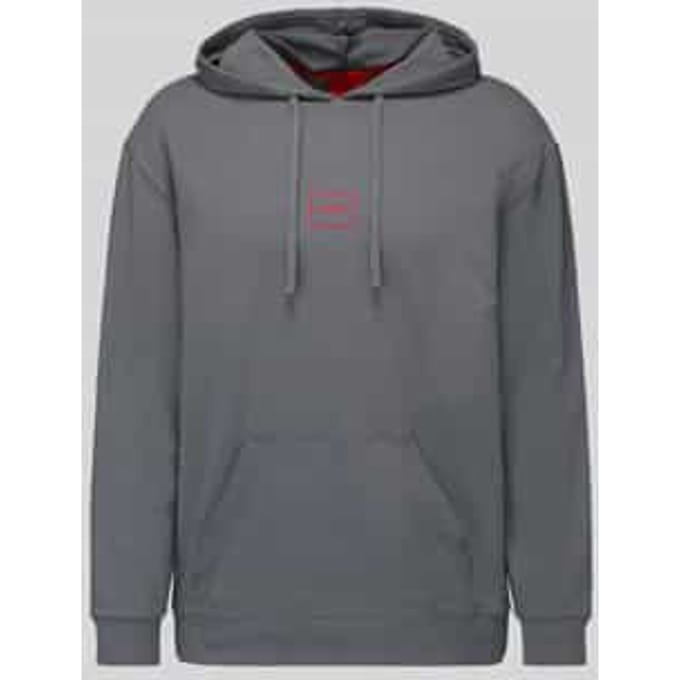 Regular fit sweatjack van katoenmix model 'Laze Hoodie'