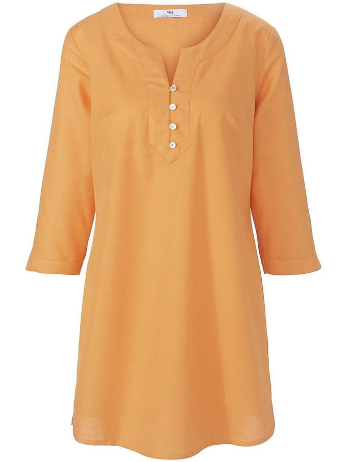 Tuniek 100% linnen Van Peter Hahn oranje