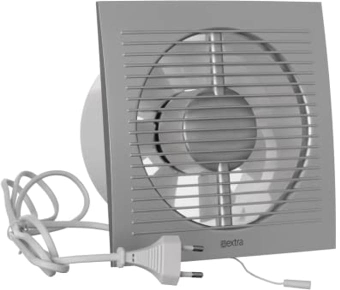 150mm Stille Badkamer Ventilator - Efficiënte Afzuiging voor Badkamer, Keuken, Garage
