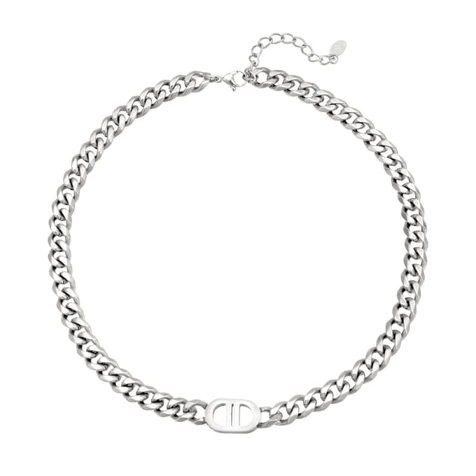 Bijoutheek Collier Goodlife Dik Silver