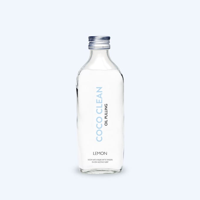 Coco Clean Citroen Mondspoeling – Mondwater – Oil Pulling – Kokosolie – Wittere Tanden – 200 ml