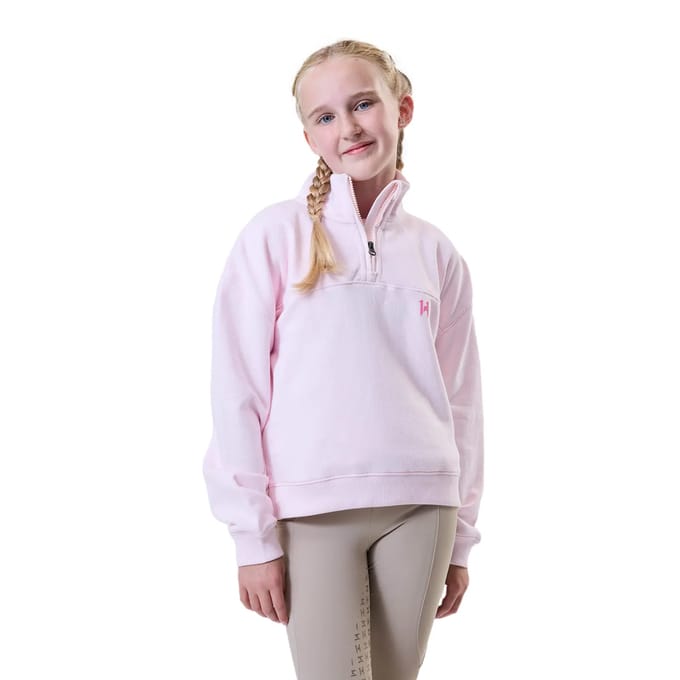Demi-zip Sweatshirt Paardrijden Meisje Horseware Vitality