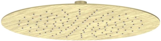 IVY Hoofddouche Slim 30 cm - Eco-air - Geborsteld Mat Goud