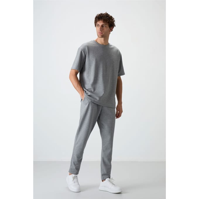 Heren Oversized T-shirt en Broek Set