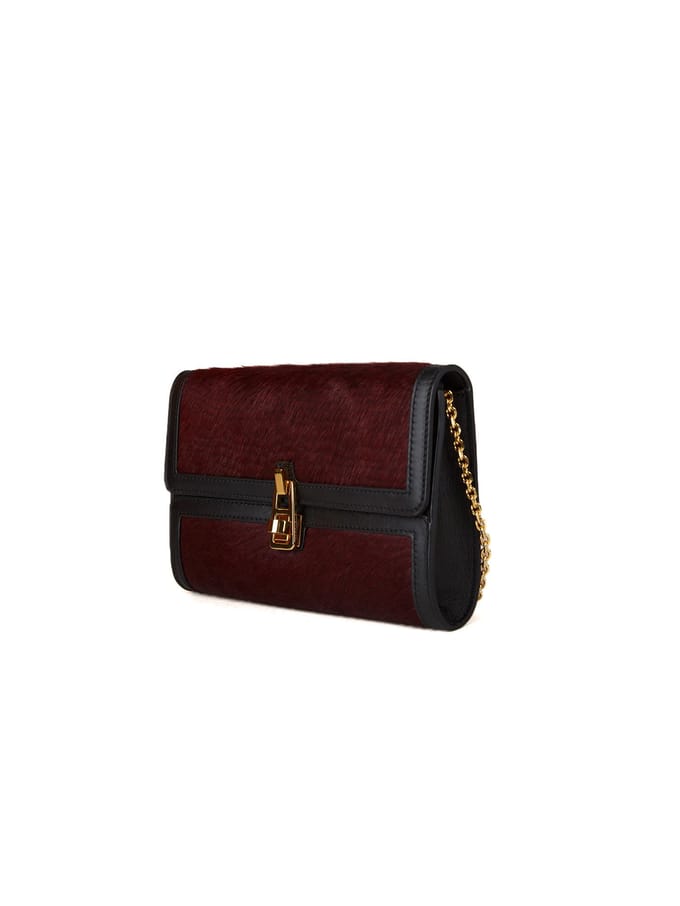Coccinelle Magie 2Nite Pon Handbag Pony Effect Moire