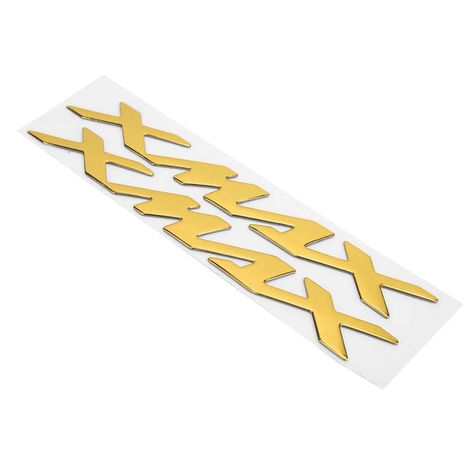 Paire d'Autocollants Emblème de Moto Autocollants 3D pour XMAX XMAX 125 250 400(Jaune ) jaune