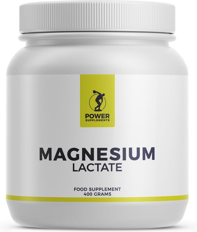 Power Supplements - Magnesiumlactaat  - 400 gram - Poeder