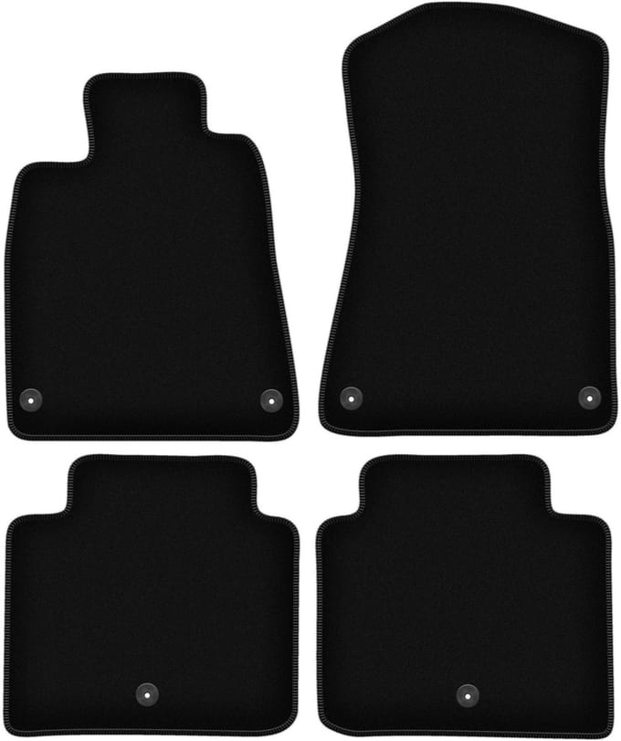BASIC zwarte veloursmatten voor: Lexus GS III sedan (2005-2012)