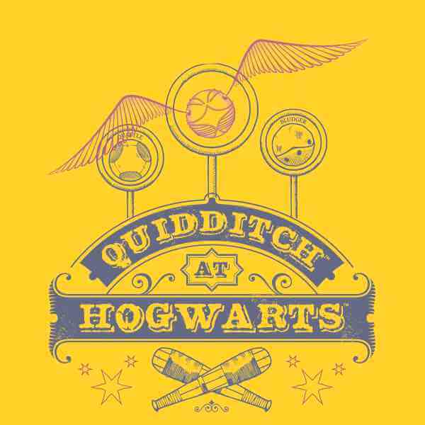 Harry Potter Quidditch at Hogwarts T-shirt - Geel - S
