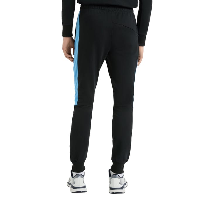 Umbro Heren Terras Joggingbroek (Zwart/Azuurblauw)