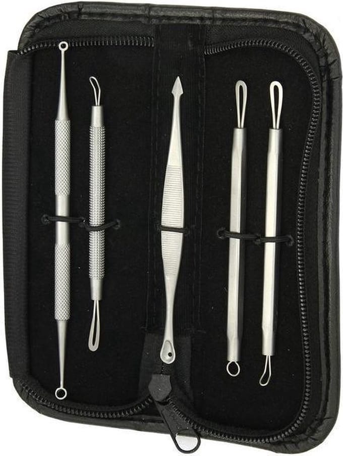 Mee-eters & Acne Verwijderen Set - RVS Blackhead Killer