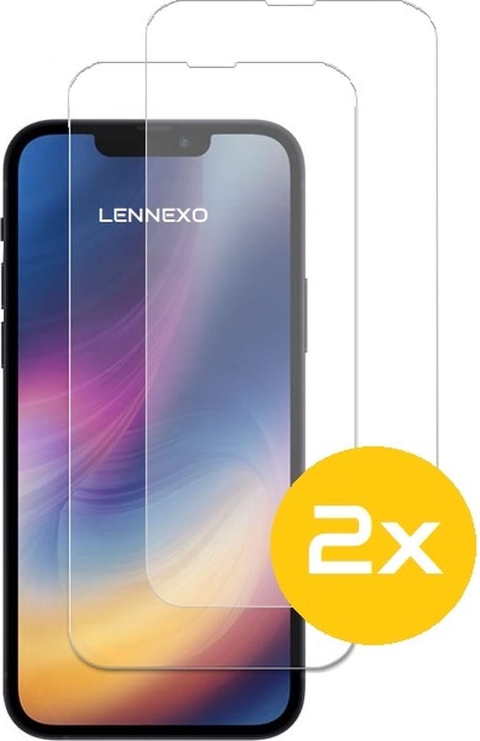 Screenprotector Geschikt Voor iPhone 12 Pro Max - Glasplaat - Tempered Glass - 2 Stuks
