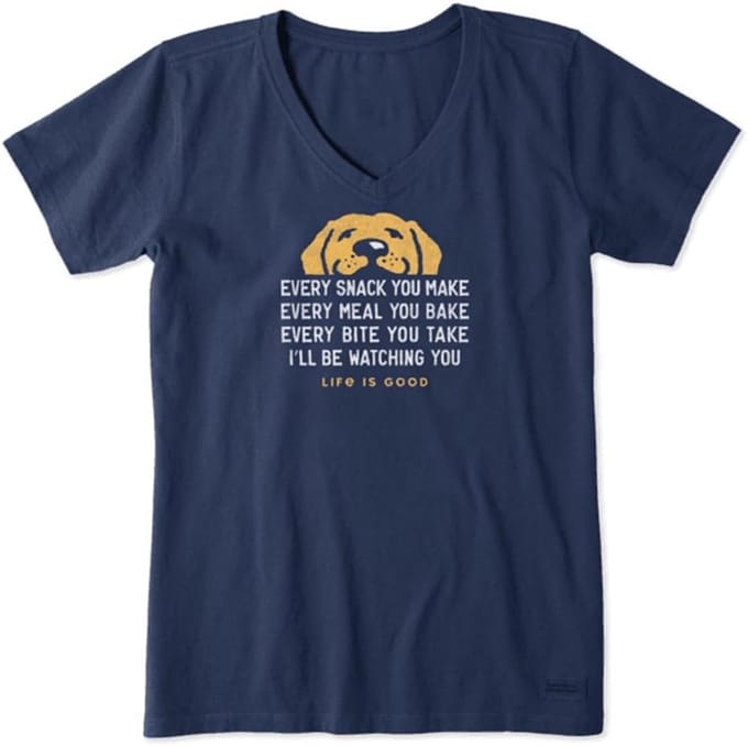 Vrouwen T-shirt met positieve boodschap in groen