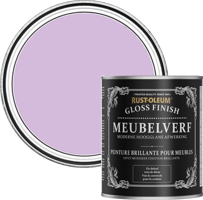 Rust-Oleum Paars Meubelverf Hoogglans - Macaron 750ml