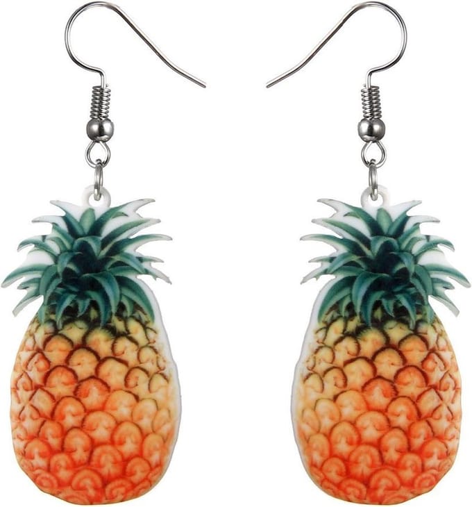 Fako Bijoux® - Oorbellen - Groente & Fruit - Ananas